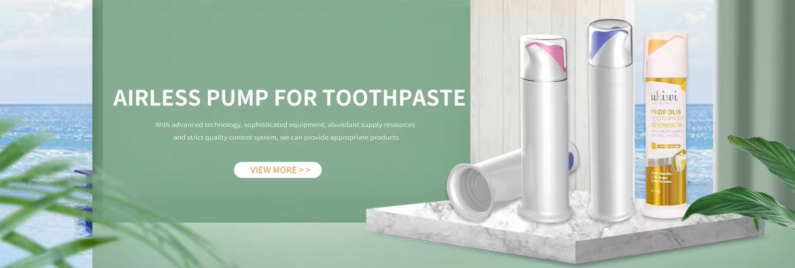 Toothpaste pomp dispenser