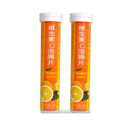 kopen VC Effervescerende tabletten Twist Lock Plastic lege buis voor aangepast logo en biologisch afbreekbaar online vervaardiging