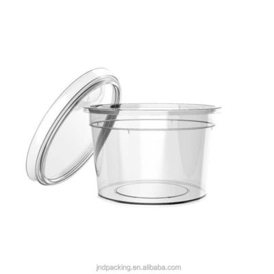 kopen Ontwerp op maat Wegwerp 400 ml PP Plastic Clear Yogurt Cup met deksel voor melkverpakking 2023 online vervaardiging