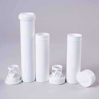 kopen Effervescerende tablettube met spiraalvormige dekmantel droogmiddel Diameter 29 mm Aanbevolen witte lange buis verpakking online vervaardiging