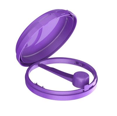 Food Grade PP Milk Powder Can Cap Custom Logo Flip Top Cover with Pilfer-Proof Design