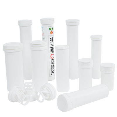 kopen 2024 Op maat gemaakte Plastic PP Effervescent Tablet Tube Flip-Sealed Pill Flasje voor voedsel online vervaardiging