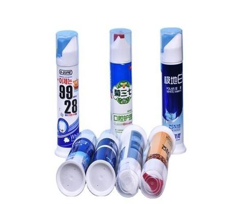 kopen 100 110 ml persoonlijke verzorging luchtloze tandpasta pomp buisfles voor tandpasta verpakking online vervaardiging