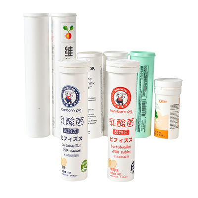kopen Op maat gemaakt Plastic Medicine Vitamine C Effervescent Tablet Tubes voor Print Kleur 6 kleuren MAX online vervaardiging