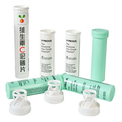 kopen Kleine Medium Grote grootte PP plastic fles voor spetterende tabletten Custom pil fles online vervaardiging