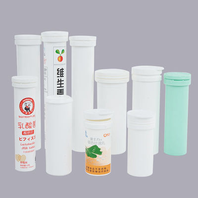 Empty 50/60/80/90ml Vitamin C Effervescent Tablet Container PP Plastic Tube Packaging