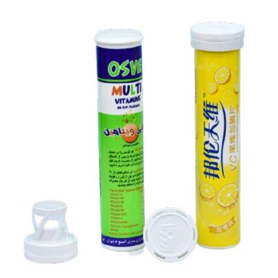 kopen 144 ml PP Custom Logo Plastic Flasken voor effervescent tablet tube in Offset Printing online vervaardiging