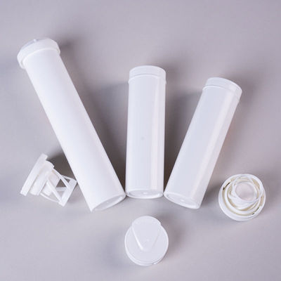 PP Material Candy Plastic Can Tube for Large Capacity Vitamin C Effervescent Tablets