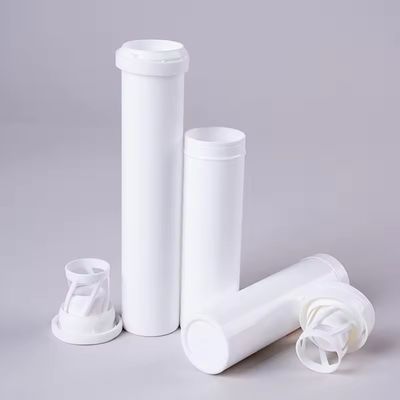 Customized Logo Matte Surface Effervescent Tablet Tube Bottle for Biodegradable Packaging