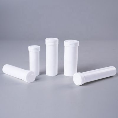 Effervescent Tablets Packaging with Food Grade PP Plastic Pill Tube and Sealing Caps