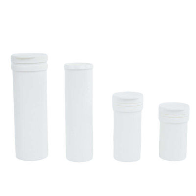 Customized Plastic Packaging Vitamin C Effervescent Tablet Tube with Desiccant Cover