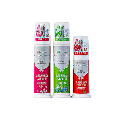 kopen 75 ml lege plastic pomp dispenser cosmetische luchtloze fles met kleur en logo op maat online vervaardiging