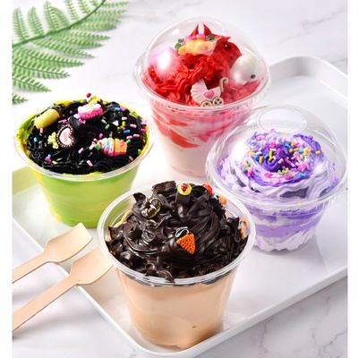 Offsetprinting Dessert IJsserij Plastic Yogurt Cup Grootte Facultatief Certificaat FSSC 22000