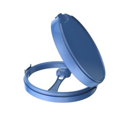 Stijl Mode Melkpoeder lege blik Plastic Cover met scoop 132mm PP Plastic