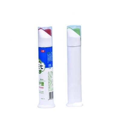 100 ml pompfles tandpasta verpakkingsbuis lege plastic luchtloze buisfles voor tandpasta