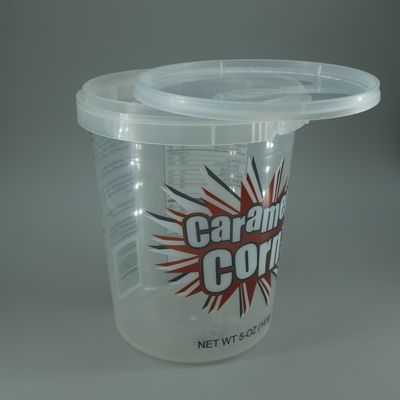 Aanvaardbaar OEM 1L ijsbeker Custom Logo Food Grade PP Oversize yoghurtbekers met deksels