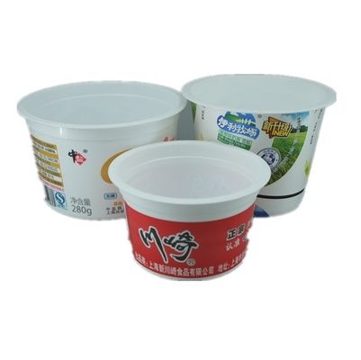 Custom Logo Mini Plastic Yogurt Cup met wegwerpontwerp en materiaal