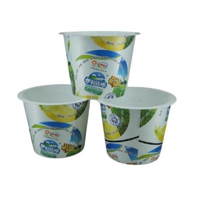 Gepersonaliseerde logo cup 2023 Supply Food Grade Pp Plastic Cup voor ijs en yoghurt
