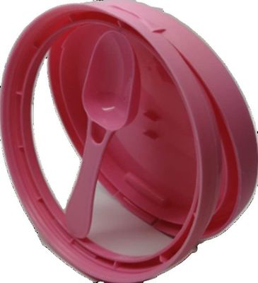Aankomst Pilfer-proof Plastic Milk Powder Tin Lid met Custom Color Flip Top en Scoop