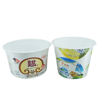 Op maat gemaakt plastic yoghurtbeker Printing Food Grade Pp Cream Cup Wegwerpverpakking 2023
