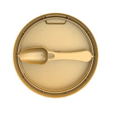 OEM aanvaard Flip Top melkpoeder kan bedekken BPA-vrij plastic tin deksel met lepel