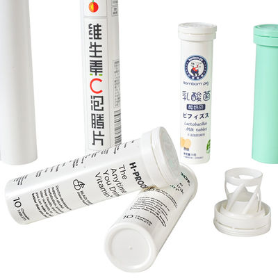 2024 Producten Populair Design Leeg Bulk Effervescent Tablets Buizen met Flip Cap