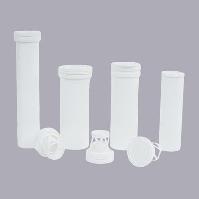 PP-materiaal Candy Plastic Can Tube voor grote capaciteit Vitamine C effervescerende tabletten