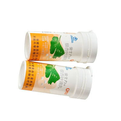 Makkelijk schoon PP kraag materiaal Vitamine C spetterende tablet flessen voor OEM acceptatie