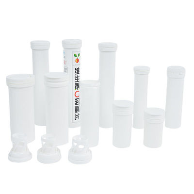 2023 Custom Logo Effervescent Tablet Tube met kap leeg in voedselkwaliteit PP mat oppervlak