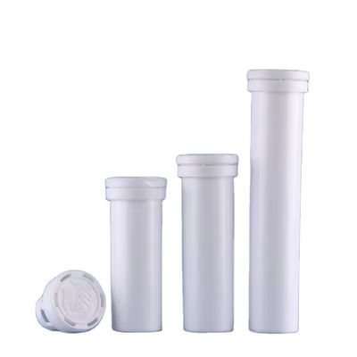 Calcium Vitamine C Effervescent Tablet Tube met Desiccant Cap 144mm Wit PP Plastic