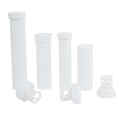 Mat oppervlak Vitamine spetterende fles 150 ml PP rechte plastic buis voor reizen leeg