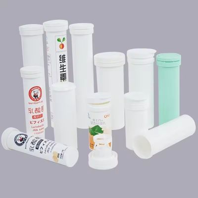 Gepersonaliseerd logo Matte oppervlak Effervescent tablet buisfles voor biologisch afbreekbare verpakkingen